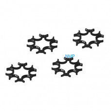 ASG Spare moon clips 4 pcs BLACK for DW715 series S/No 16K onvards